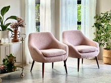 Load image into Gallery viewer, Pair Of Mid-Century Occasional Chairs
