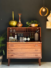Load image into Gallery viewer, Solid Kiaat Artecasa Writing Bureau/Drinks Cabinet