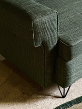 Load image into Gallery viewer, Large Curved Retro Upholstered Couch