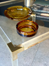 Load image into Gallery viewer, Lucite Brass & Glass Medium Side Table