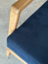 Load image into Gallery viewer, Vintage Oak Two-Seater Couch