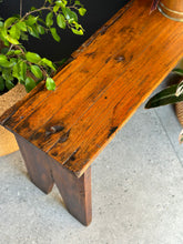 Load image into Gallery viewer, Vintage Wooden Bench
