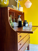 Load image into Gallery viewer, Solid Kiaat Artecasa Writing Bureau/Drinks Cabinet