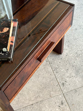 Load image into Gallery viewer, Retro Imbuia Queen Size Headboard