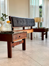 Load image into Gallery viewer, Retro Imbuia Queen Size Headboard
