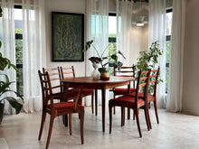 Load image into Gallery viewer, Set of 6 Mid-Century, UK Made, Teak Dining Chairs