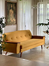 Load image into Gallery viewer, Retro Yellow Couch