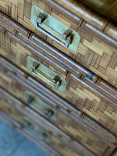 Load image into Gallery viewer, Pair of Bohemian Style Bamboo Pedestals