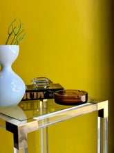 Load image into Gallery viewer, Lucite Brass & Glass Medium Side Table