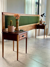 Load image into Gallery viewer, Vintage Queen Size Headboard With Pedestals