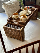 Load image into Gallery viewer, Rattan Breakfast Tray