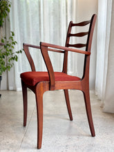 Load image into Gallery viewer, Set of 6 Mid-Century, UK Made, Teak Dining Chairs