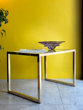 Load image into Gallery viewer, Mid-Century Brass & Glass Coffee Table