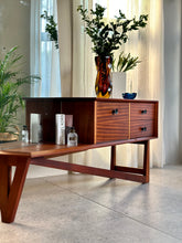 Load image into Gallery viewer, Vintage 60’s Angular Dresser & Stool