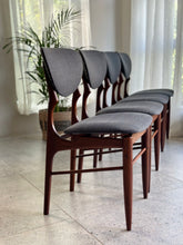 Load image into Gallery viewer, Set Of Four, Mid-Century Scandinavian-style Dining Chairs