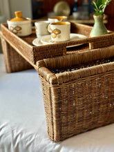 Load image into Gallery viewer, Rattan Breakfast Tray