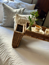 Load image into Gallery viewer, Rattan Breakfast Tray