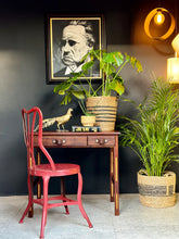 Load image into Gallery viewer, Vintage Writing/Console Table