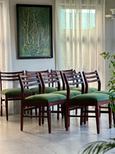 Load image into Gallery viewer, Set Of Eight Vintage Dining Chairs by Kenbow Furniture
