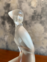 Load image into Gallery viewer, Art Deco "Desna" Glass figurine -Lady in the wind