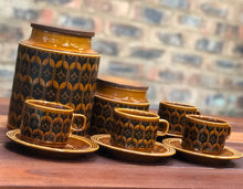 Load image into Gallery viewer, 10 piece retro Hornsea coffee set