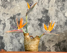 Load image into Gallery viewer, Brown handmade pottery vase