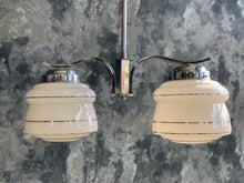 Load image into Gallery viewer, Ceiling Pendant With Pink Glass