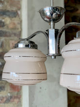 Load image into Gallery viewer, Ceiling Pendant With Pink Glass