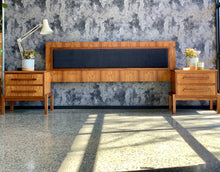 Load image into Gallery viewer, Cubist Headboard With Pedestals