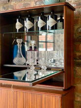 Load image into Gallery viewer, Mid-Century Flip Open Drinks Cabinet