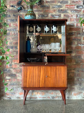 Load image into Gallery viewer, Mid-Century Flip Open Drinks Cabinet