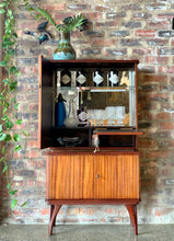 Load image into Gallery viewer, Mid-Century Flip Open Drinks Cabinet