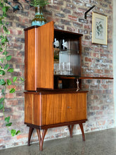 Load image into Gallery viewer, Mid-Century Flip Open Drinks Cabinet