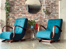Load image into Gallery viewer, Pair of 'Banana' style rocking chairs
