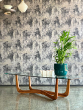 Load image into Gallery viewer, Mid-Century coffee table with glass top