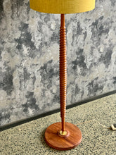 Load image into Gallery viewer, Mid-Century wooden floor lamp