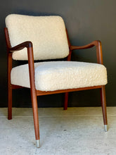 Load image into Gallery viewer, Mid-Century Pair Of Mahogany Armchairs