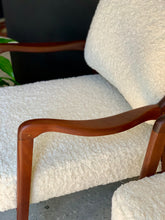 Load image into Gallery viewer, Mid-Century Pair Of Mahogany Armchairs