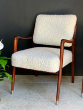 Load image into Gallery viewer, Mid-Century Pair Of Mahogany Armchairs