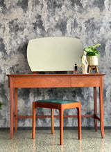 Load image into Gallery viewer, Mid-Century Dressing Table & Stool