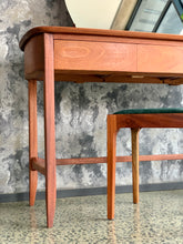 Load image into Gallery viewer, Mid-Century Dressing Table & Stool