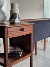 Load image into Gallery viewer, Mid-Century DS Vorster Headboard with Upholstered Back /Headrest