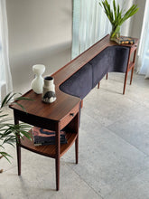 Load image into Gallery viewer, Mid-Century DS Vorster Headboard with Upholstered Back /Headrest