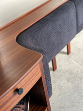 Load image into Gallery viewer, Mid-Century DS Vorster Headboard with Upholstered Back /Headrest