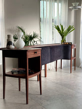 Load image into Gallery viewer, Mid-Century DS Vorster Headboard with Upholstered Back /Headrest