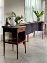 Load image into Gallery viewer, Mid-Century DS Vorster Headboard with Upholstered Back /Headrest