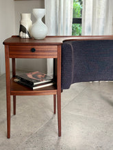 Load image into Gallery viewer, Mid-Century DS Vorster Headboard with Upholstered Back /Headrest