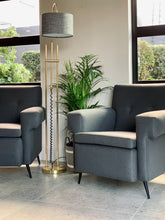 Load image into Gallery viewer, Vintage Brass Floor Lamp