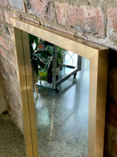 Load image into Gallery viewer, Vintage solid Brass mirror