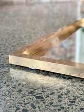 Load image into Gallery viewer, Vintage solid Brass mirror